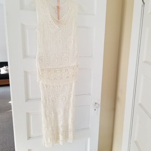 Hand Knit Crochet Ensemble - Picture 5 of 8